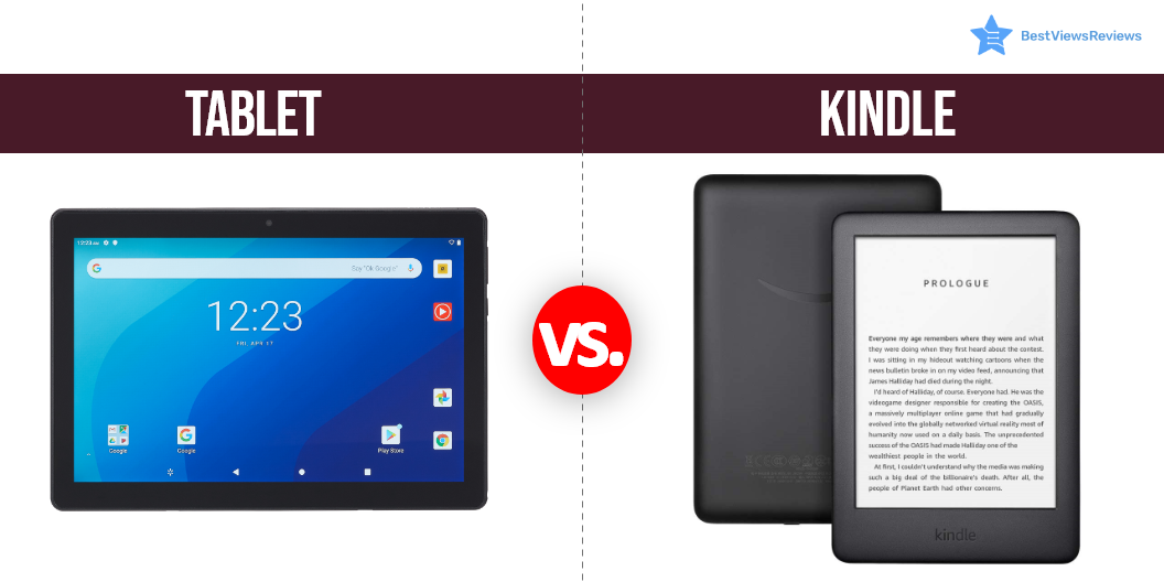 tablet or kindle