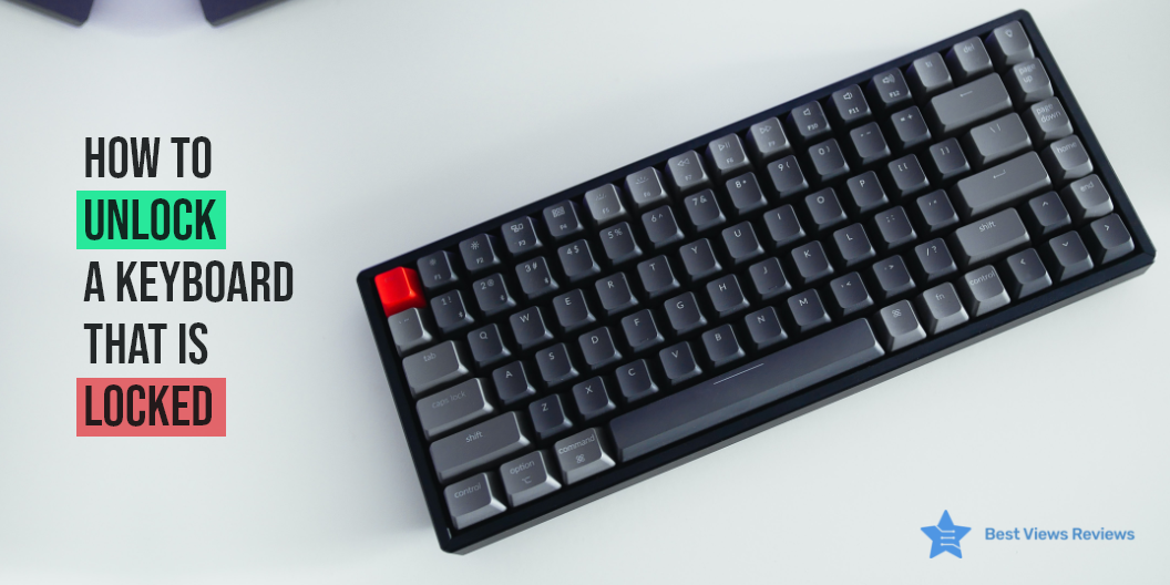 Locked laptop keyboard