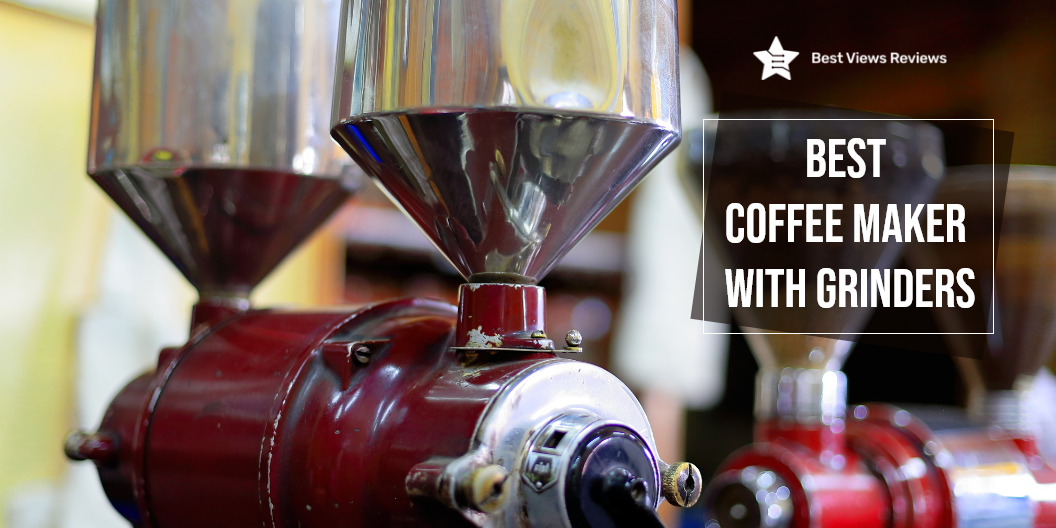 Coffee maker with grinder