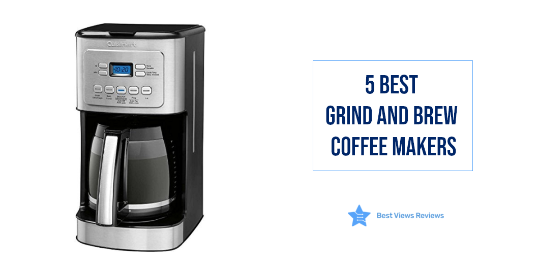 Grind and brew coffee maker