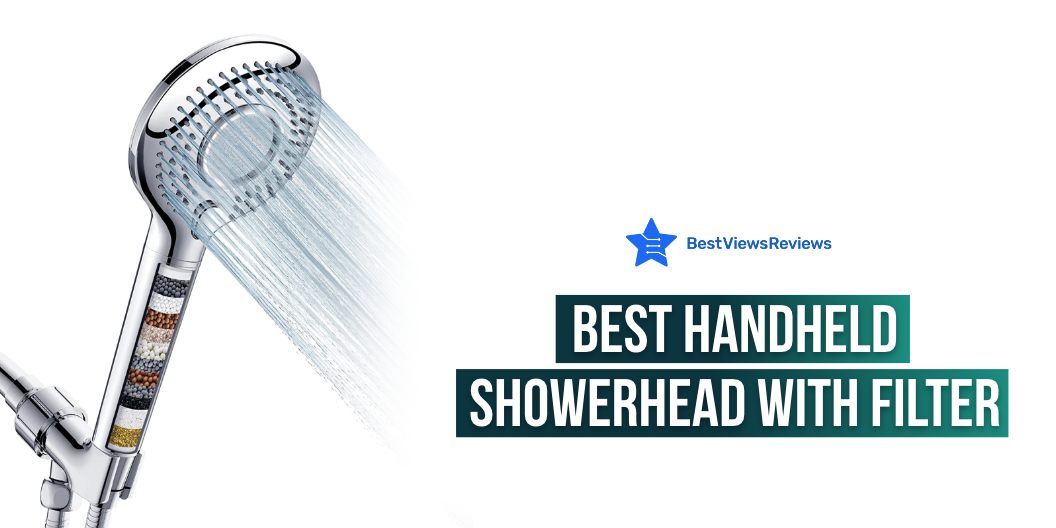 Handheld showerhead with filter