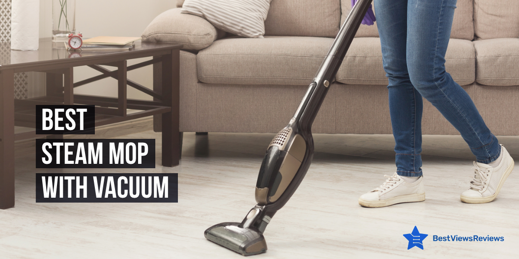 Steam mop with vacuum