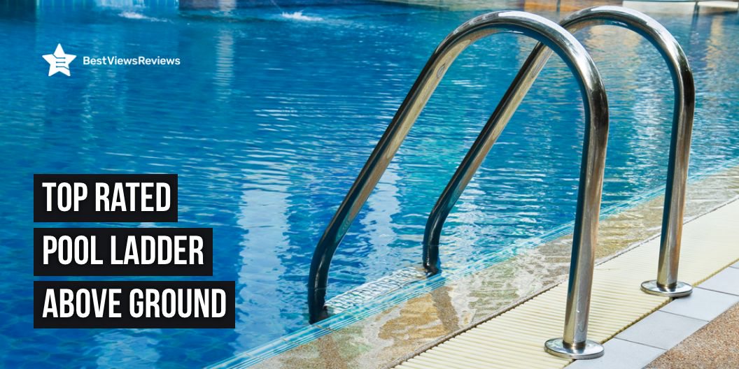 pool ladder above ground